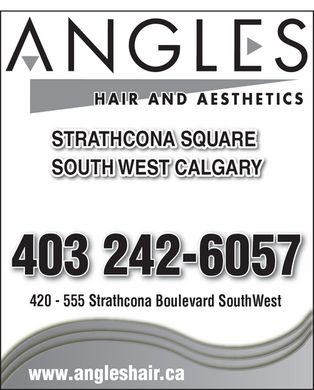 Hairdressers & Beauty Salons in AB. Directory. Calgary. Angles 