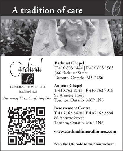 Cardinal Funeral Home Bathurst Street Cardinal Funeral Home Bathurst Street