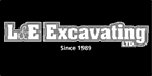 L & E Excavating - Logo